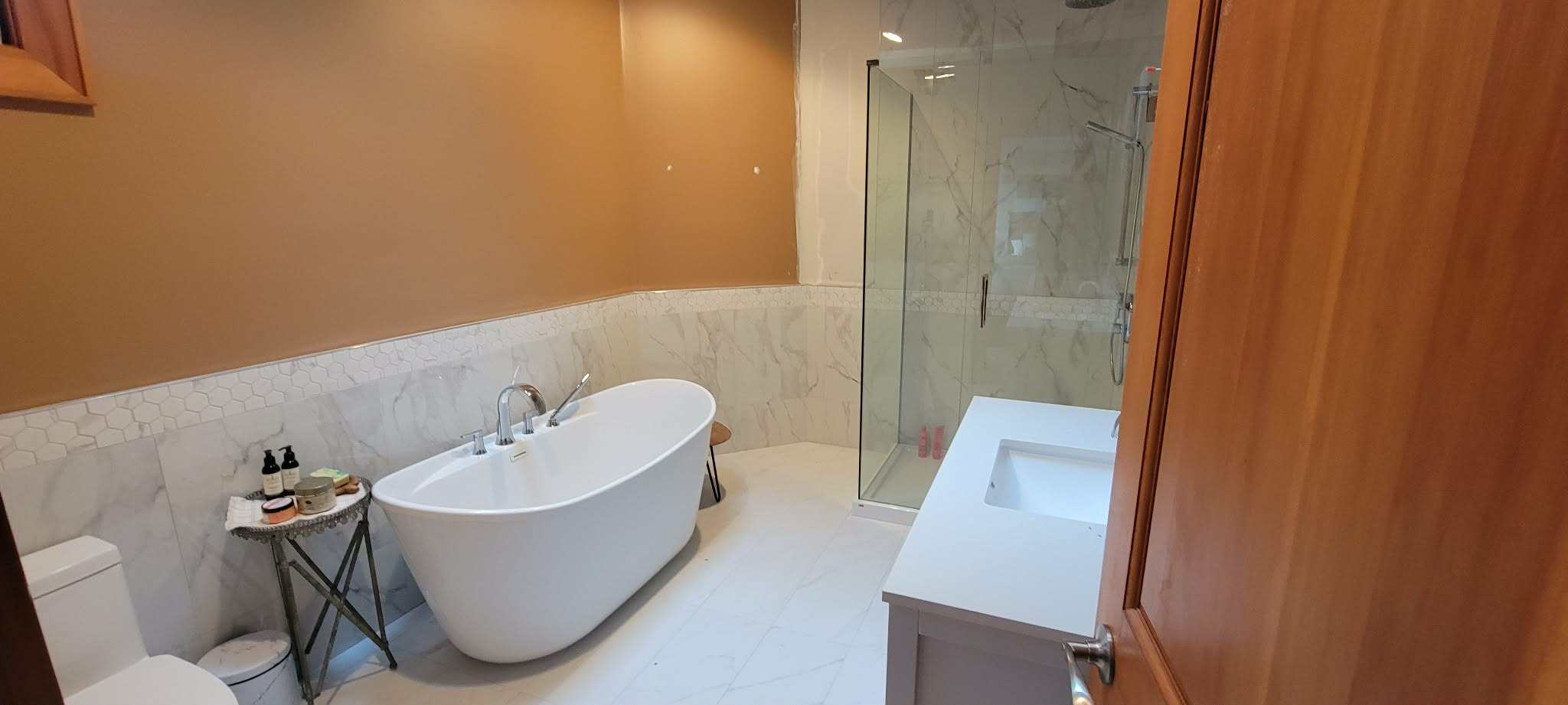 Bathroom renovation by Jim Rotz, Victoria BC
